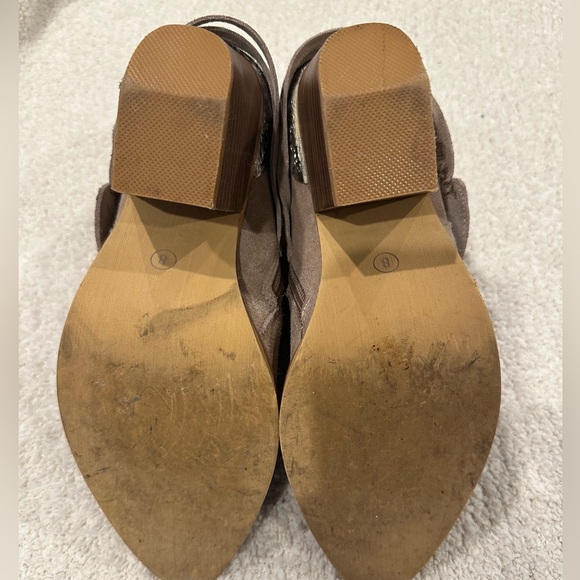 Catherine Malandrino suede Booties- tan - Picture 9 of 9